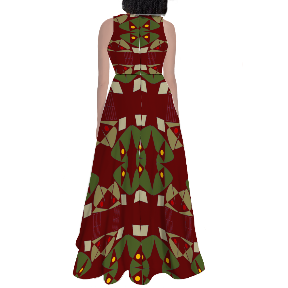 Origen Destination Custom Sleeveless Classic Maxi Dress