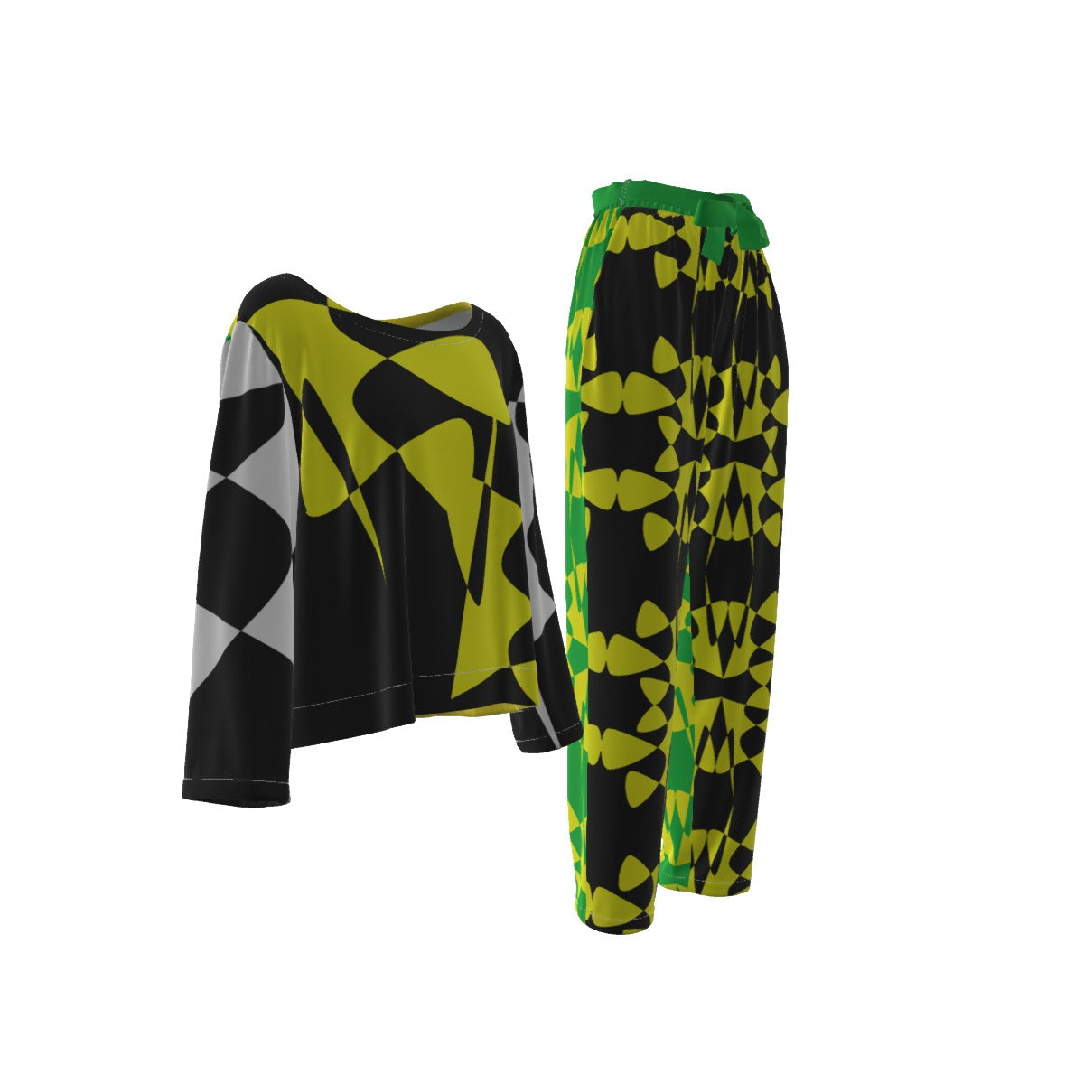 Origen Destination |On-Arrival Point of Origen Women's Black/Lime Elastic-Back Suit