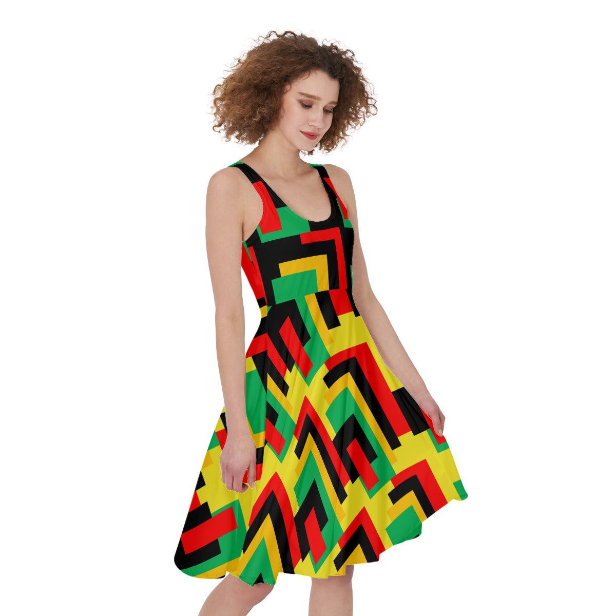 Origen Destination |On-Arrival Point of Origen Women's Yellow/Multicolor Dress