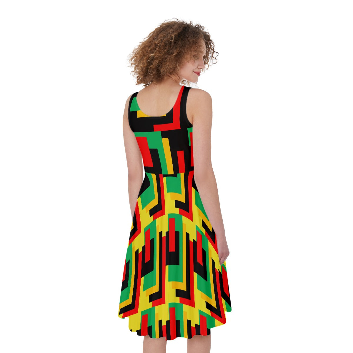 Origen Destination |On-Arrival Point of Origen Women's Yellow/Multicolor Dress