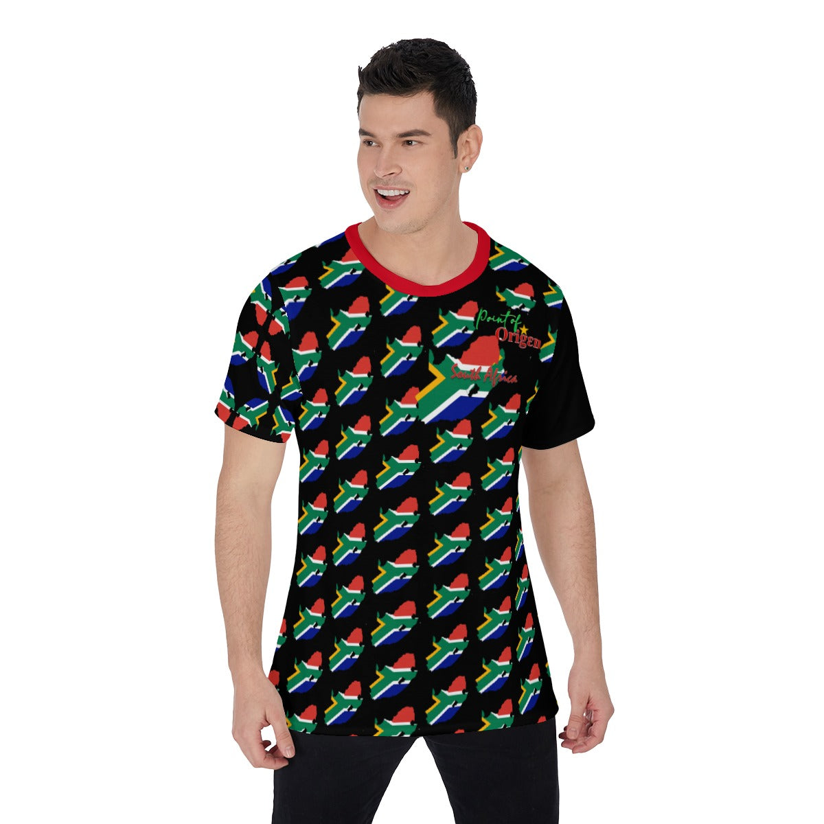 Origen Destination |On-Arrival Point of Origen South Africa Men's T-Shirt