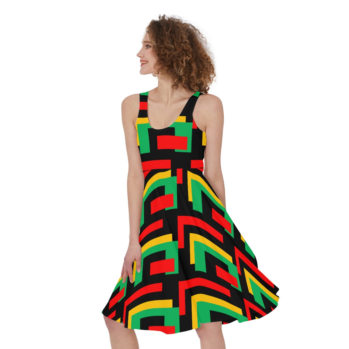 Origen Destination |On-Arrival Point of Origen Women's Multicolor Dress