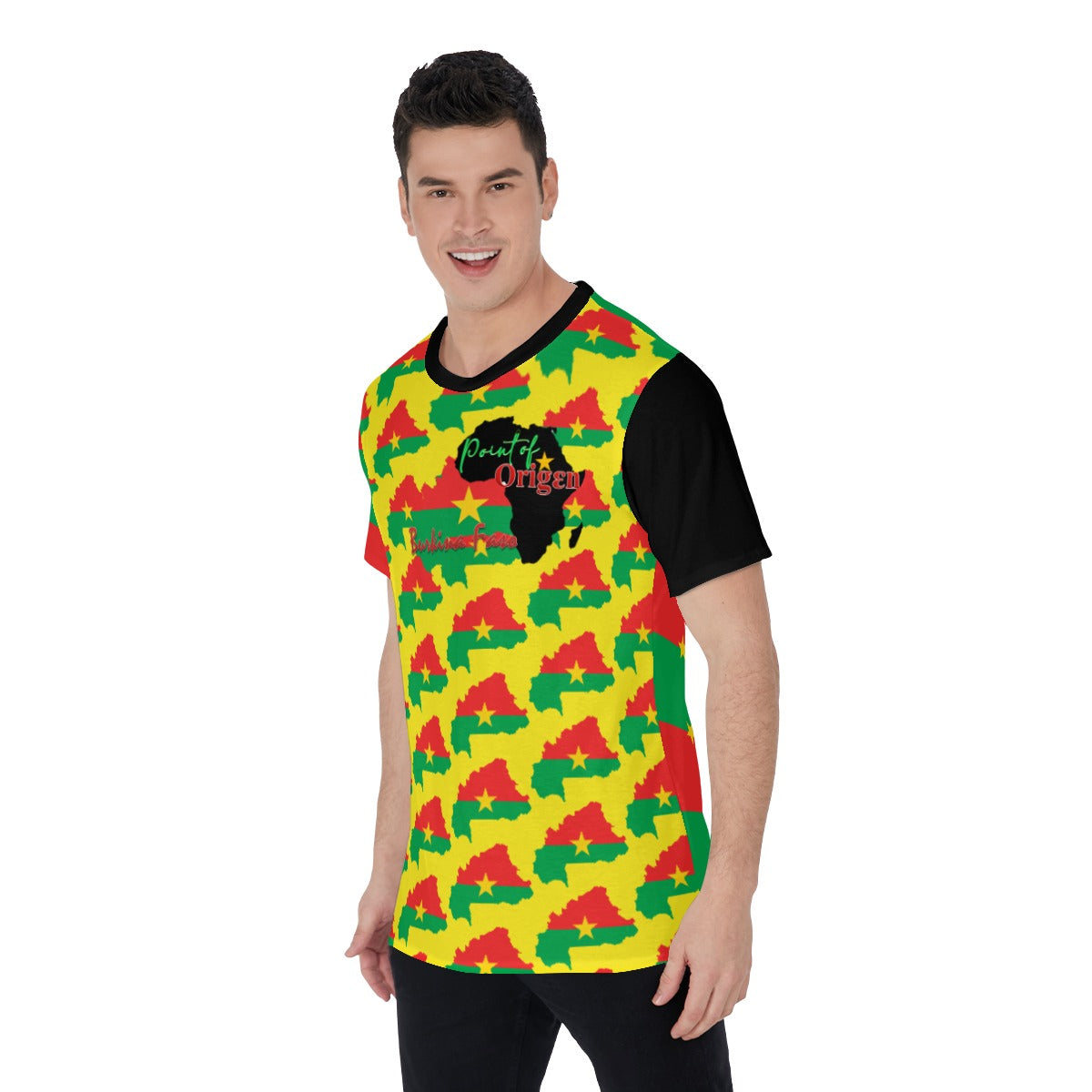 Origen Destination |On-Arrival Point of Origen Burkina Faso Men's T-Shirt