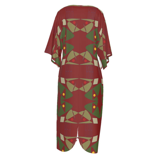 Origen Destination Women's Mid-sleeve Long Dress