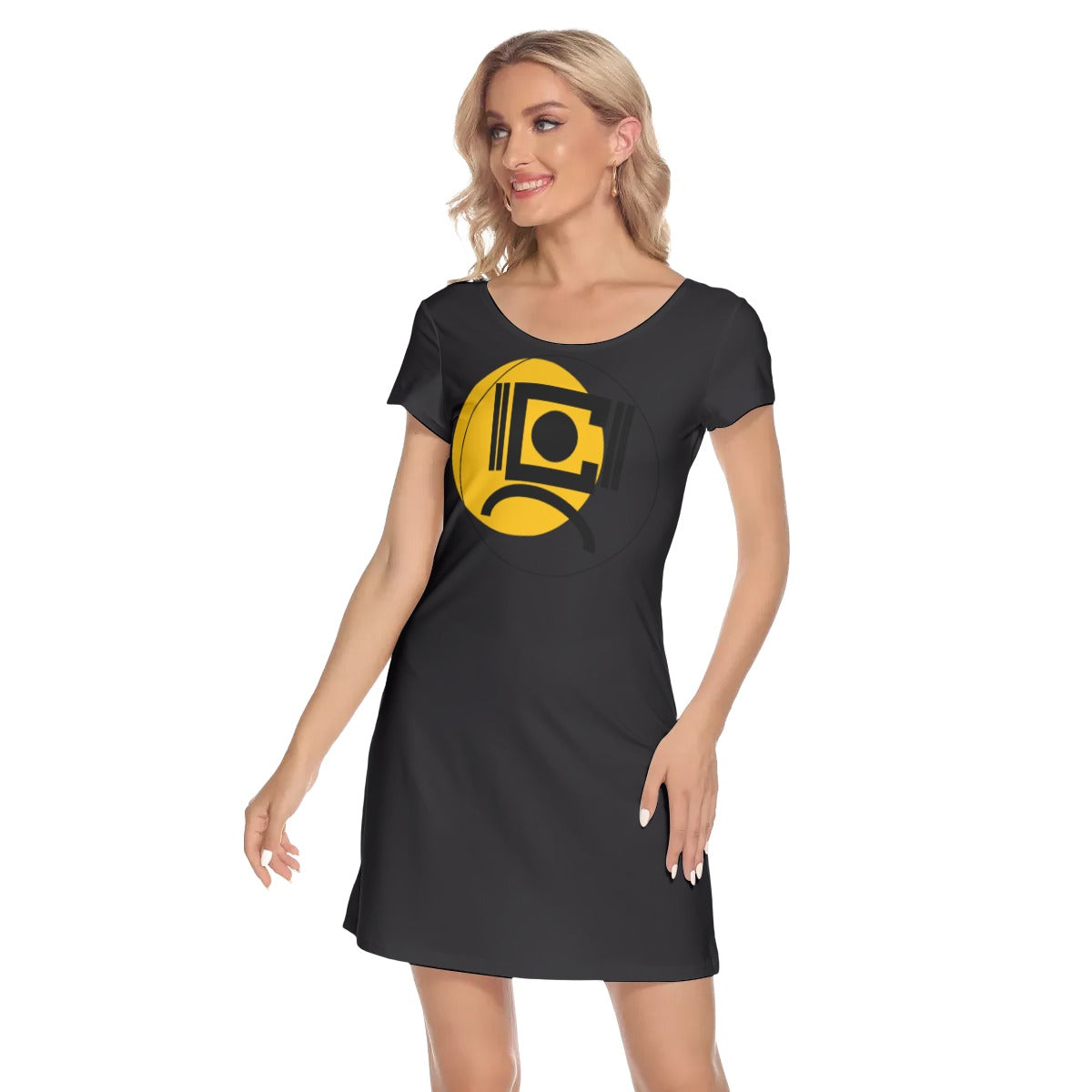 Origen Destination Signature Women's Short Sleeve O-neck Dress