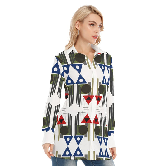 Origen Destination Women's Long-sleeve Classic Button-down Shirt