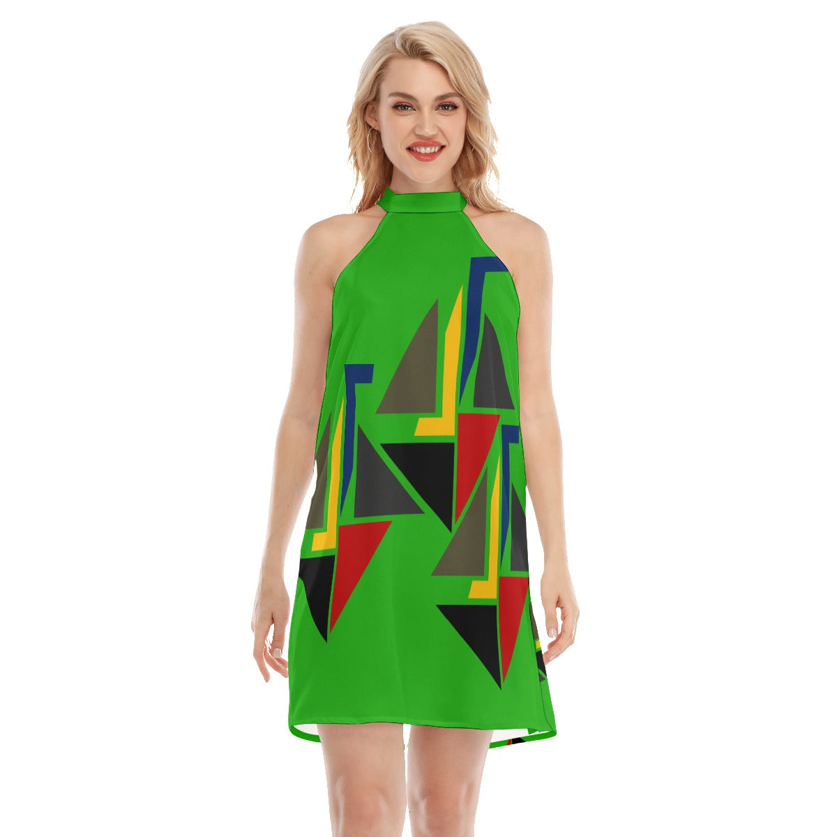 Origen Destination Women's Dress With Neck Tie