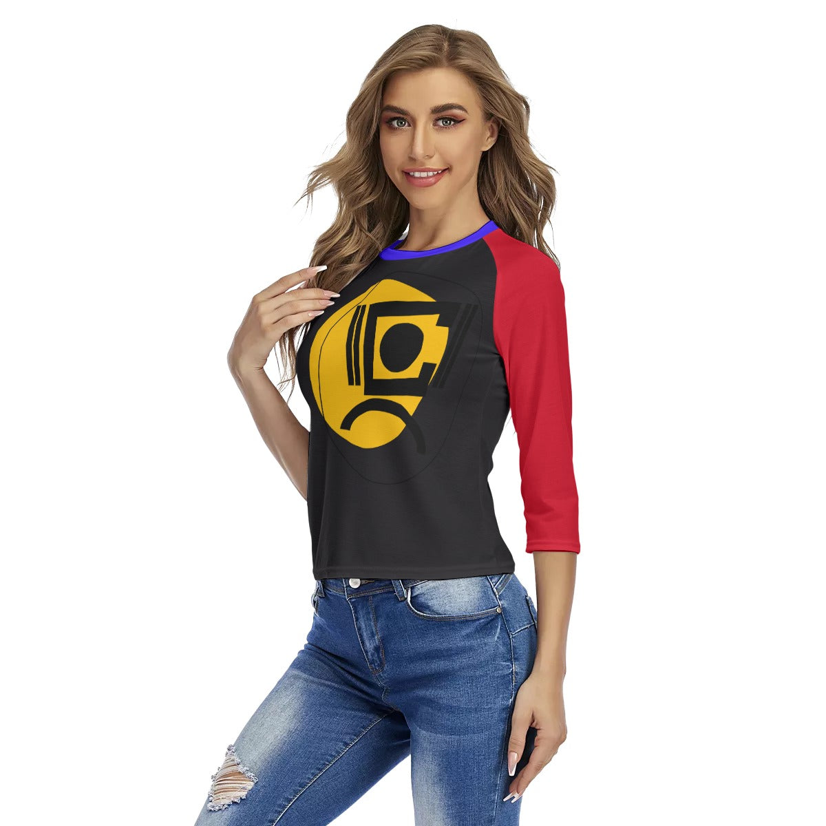 Origen Destination |On-Arrival Point of Origen Signature Women's Raglan Sleeves T-shirt