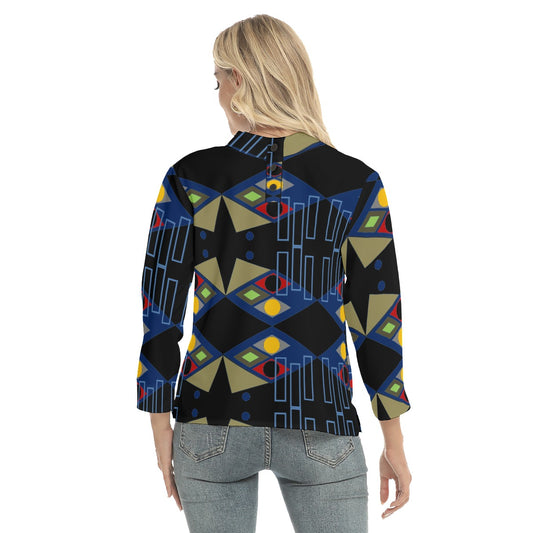 Origen Destination Women's Back Buttoned Blouse