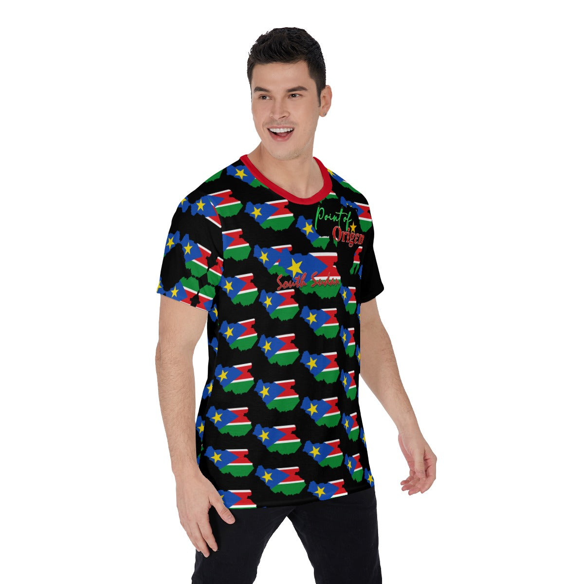 Origen Destination |On-Arrival Point of Origen South Sudan Men's T-Shirt