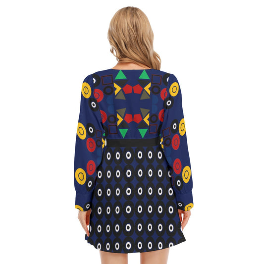 Origen Destination Women's Deep Cross Long Sleeve Dress