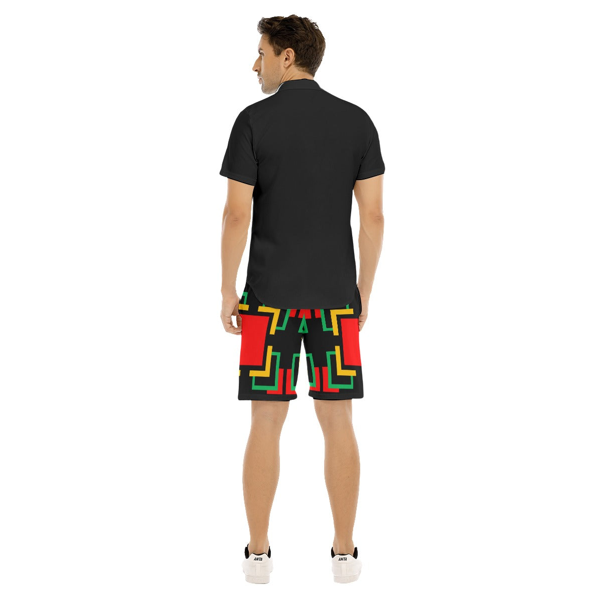 Origen Destination |On-Arrival Point of Origen Dia Symbol-inspired Men's Short Sleeve Shirt Sets