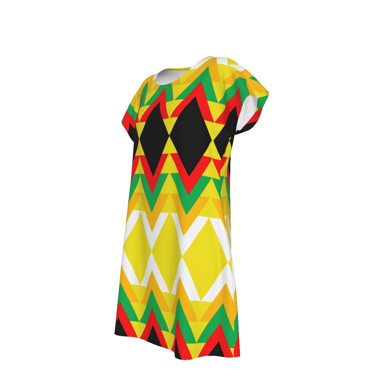 Origen Destination |On-Arrival Point of Origen Dia-Symbol Women's Short Sleeve Dress