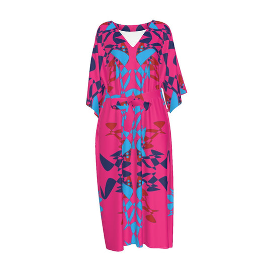 Origen Destination Women's Mid-sleeve Long Dress