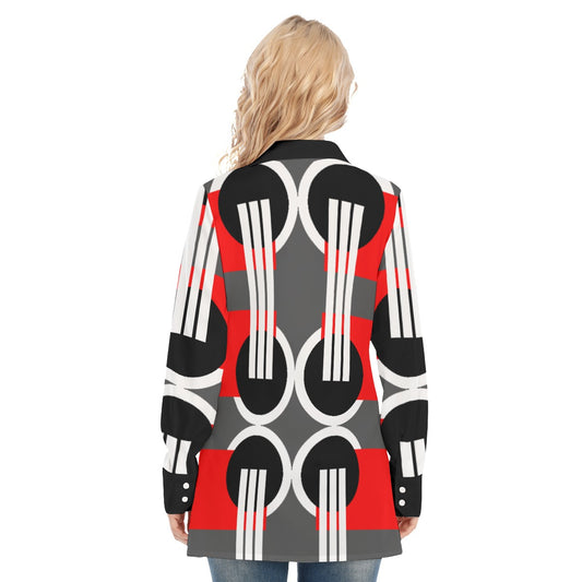 Origen Destination Women's Long-sleeve Classic Button-down Shirt