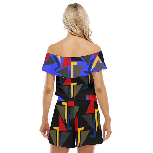 Origen Destination Women's Off-shoulder Ruffled Romper