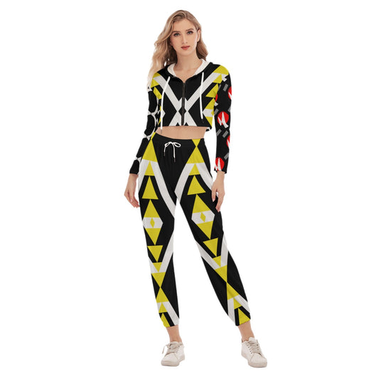 Origen Destination Dia-Symbol Women's Crop Hoodie Jumpsuit