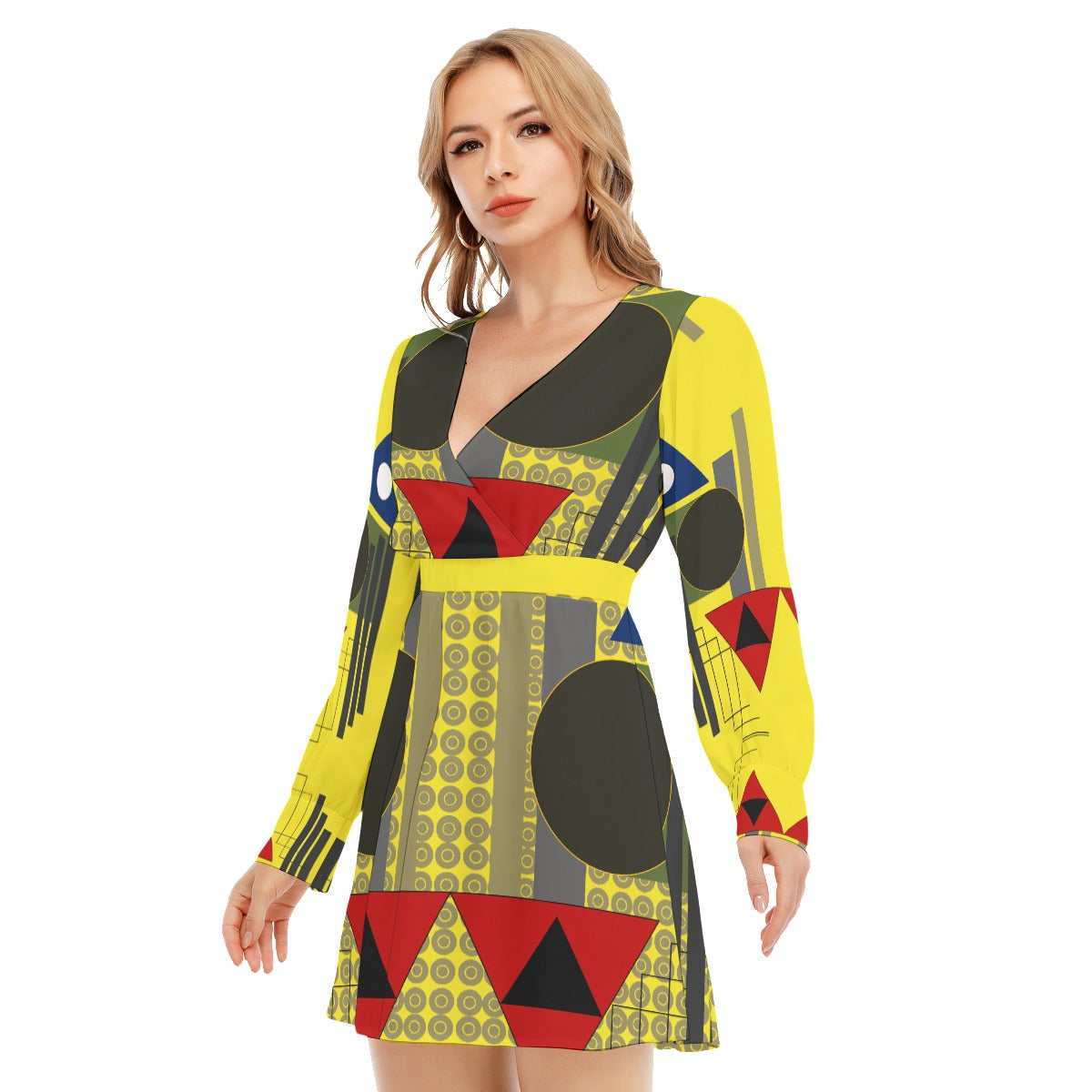 Origen Destination Women's Deep Cross Long Sleeve Dress