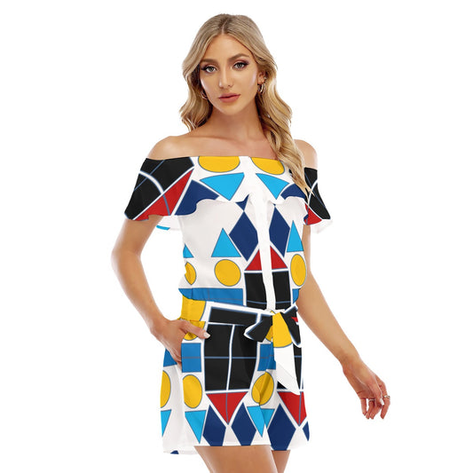 Origen Destination Women's Off-shoulder Ruffled Romper