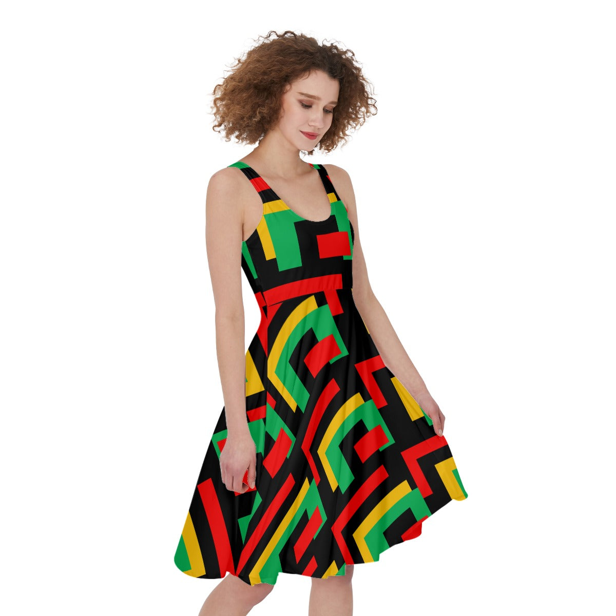 Origen Destination |On-Arrival Point of Origen Women's Multicolor Dress