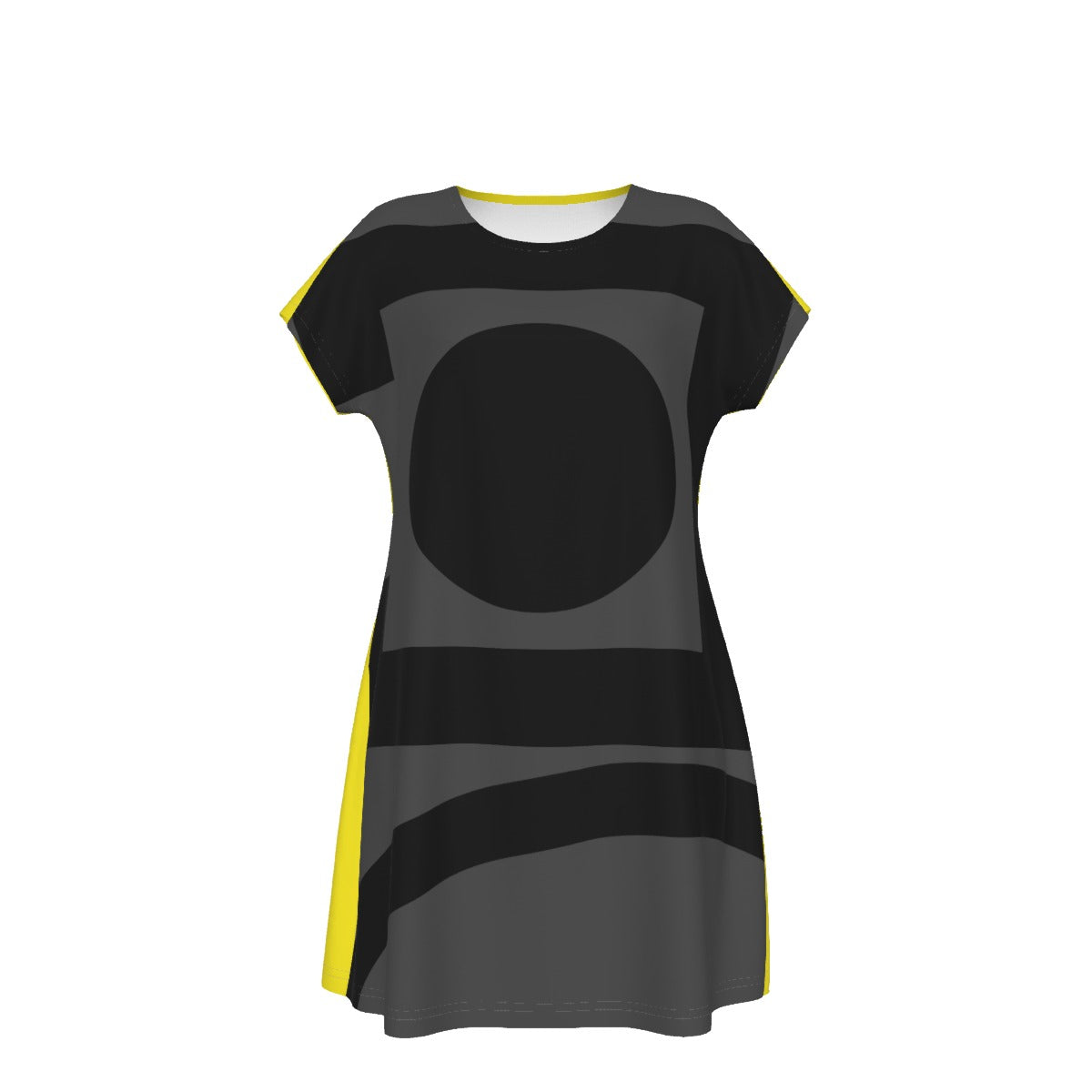 Origen Destination |On-Arrival Point of Origen Women's Signature Grey Short Sleeve Dress