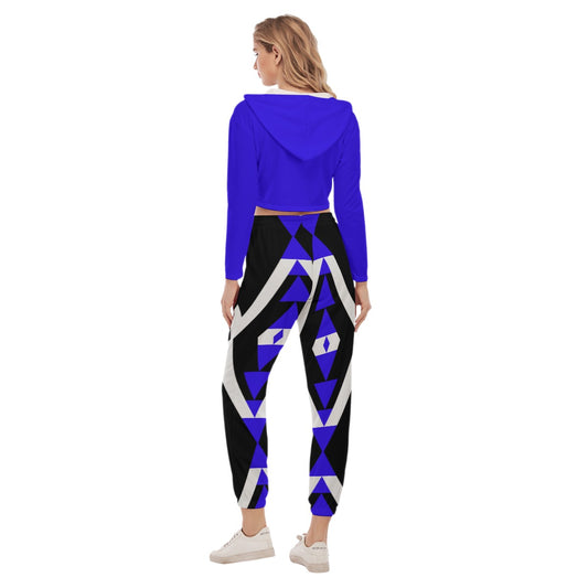 Origen Destination Dia-Symbol Women's Crop Hoodie Jumpsuit