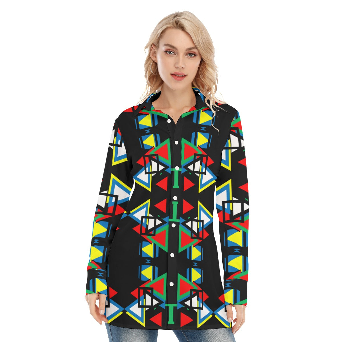 Origen Destination Women's Long-sleeve Classic Button-down Shirt