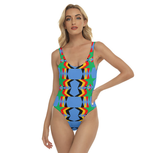 Origen Destination |On-Arrival Point of Origen Women's Multicolor One-piece Swimsuit