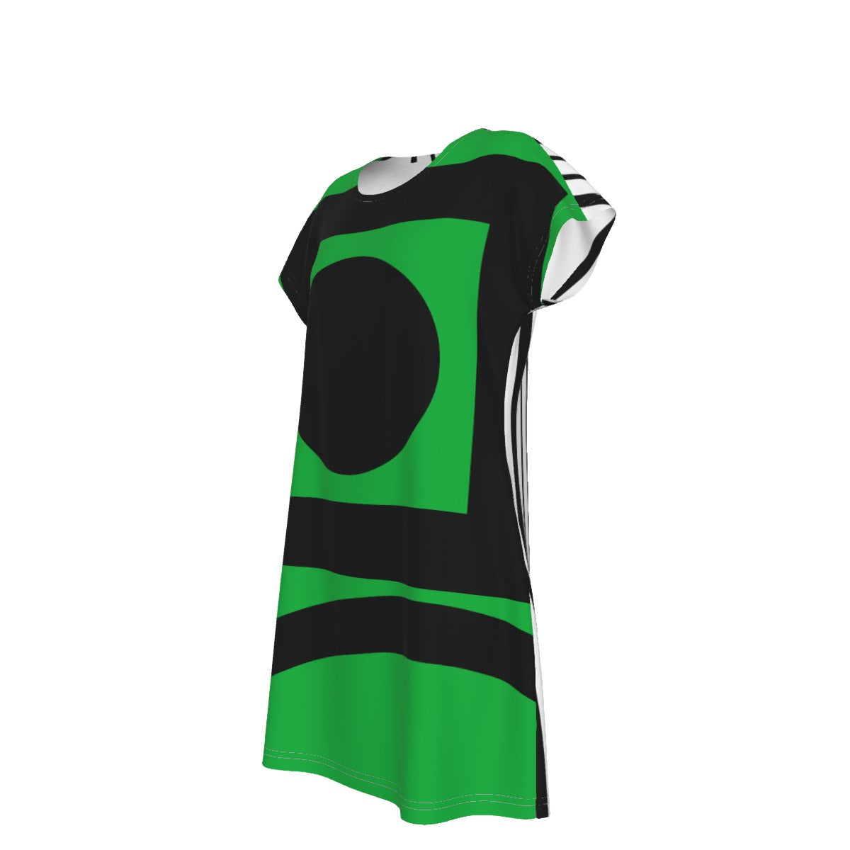 Origen Destination |Signature Women's Short Sleeve Green Dress