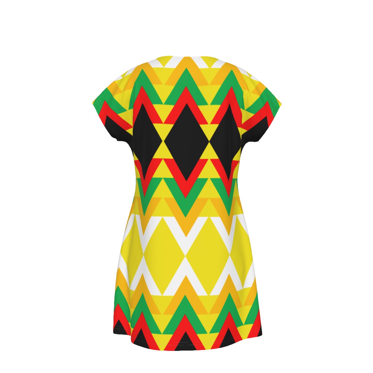 Origen Destination |On-Arrival Point of Origen Dia-Symbol Women's Short Sleeve Dress