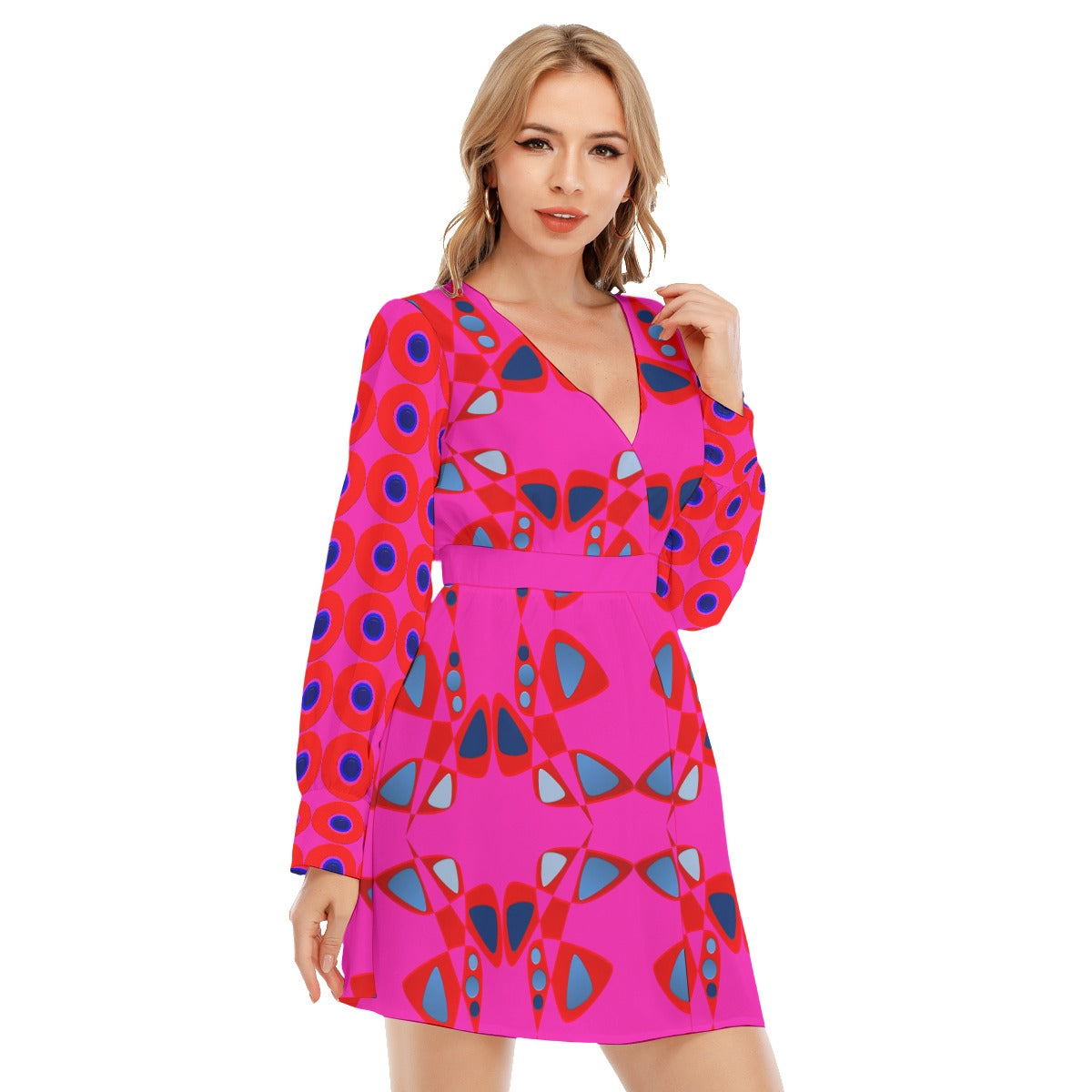 Origen Destination Women's Deep Cross Long Sleeve Dress