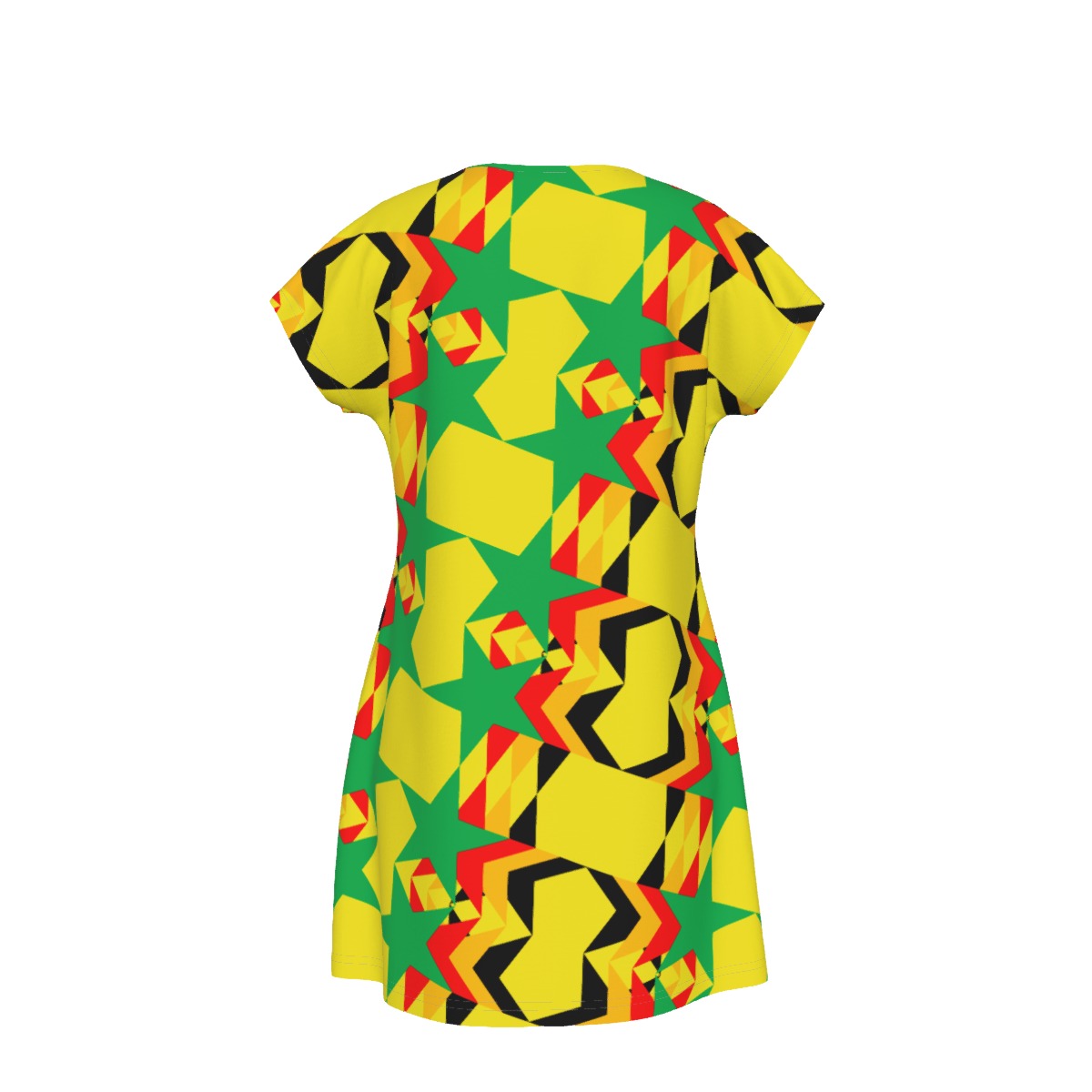 Origen Destination |On-Arrival Point of Origen Dia-symbol Women's Short Sleeve Dress