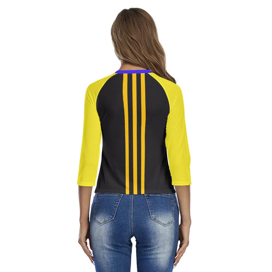 Origen Destination |On-Arrival Point of Origen Signature Women's Raglan Sleeves T-shirt