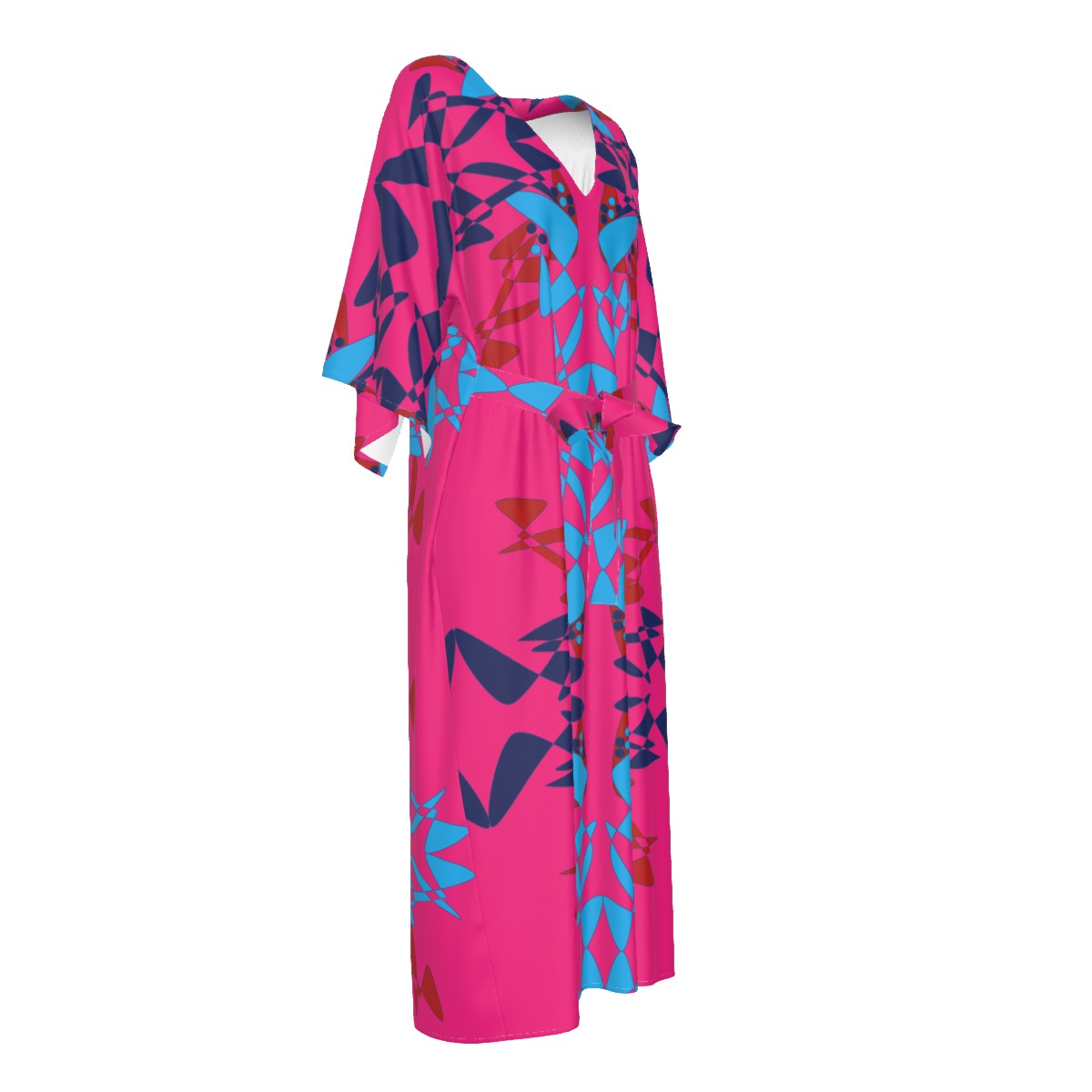 Origen Destination Women's Mid-sleeve Long Dress