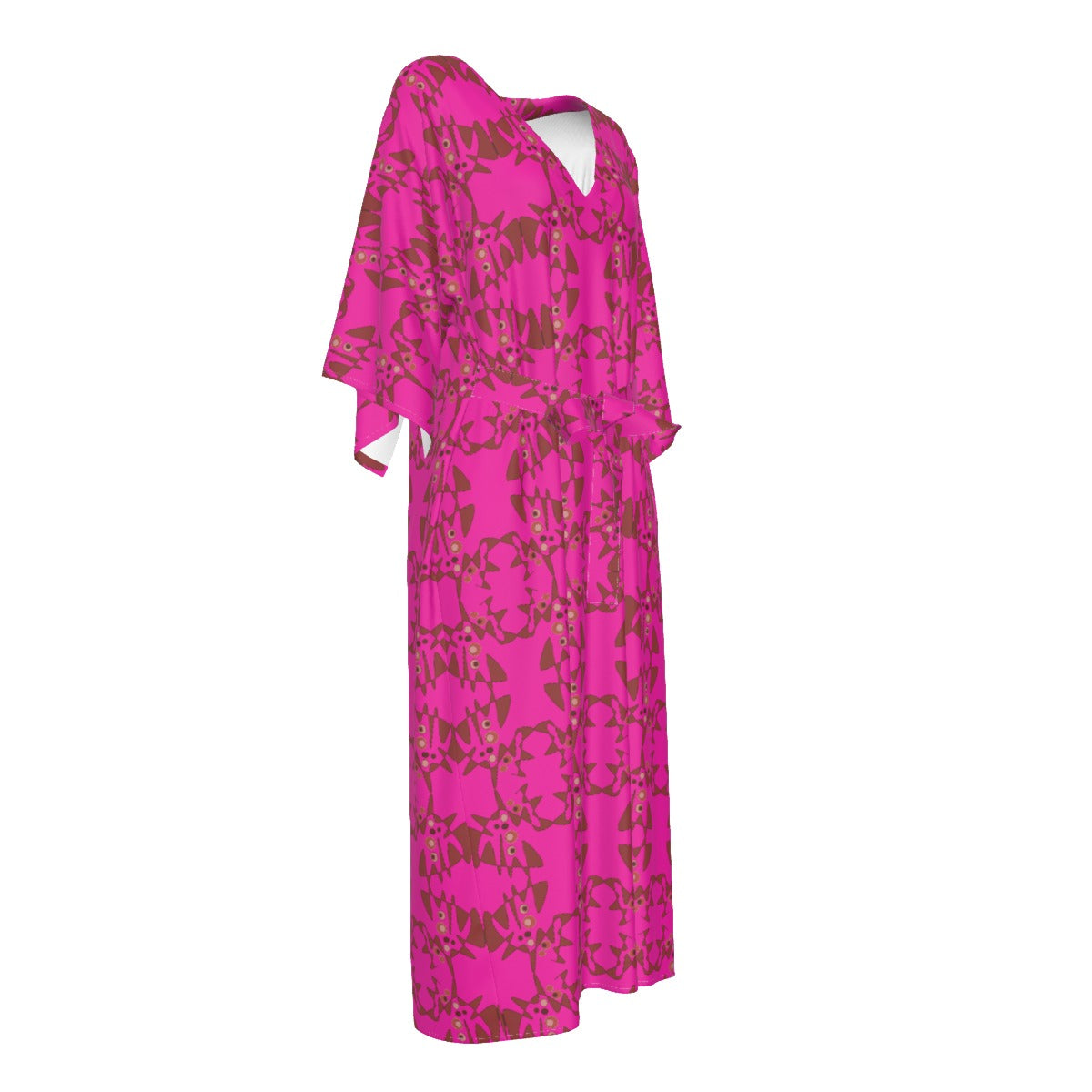 Origen Destination Women's Mid-sleeve Long Dress
