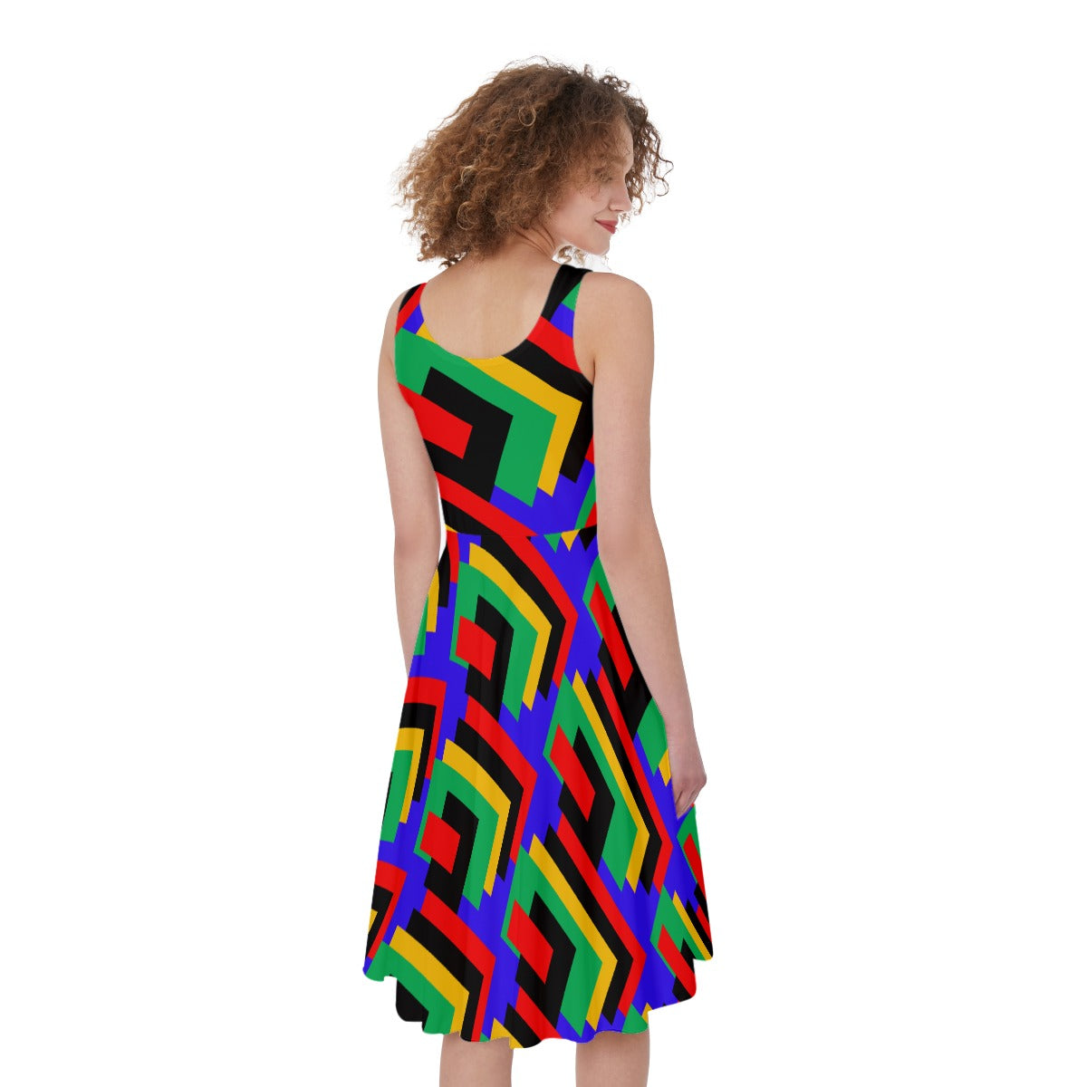 Origen Destination |On-Arrival Point of Origen Women's Vibrant blue/Multicolor Dress