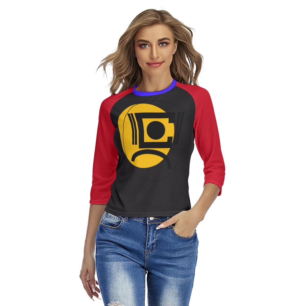 Origen Destination |On-Arrival Point of Origen Signature Women's Raglan Sleeves T-shirt