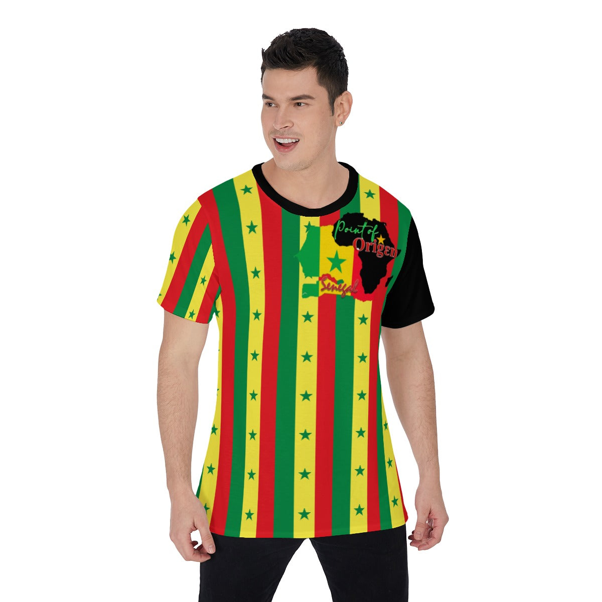 Origen Destination |On-Arrival Point of Origen Senegal Men's T-Shirt