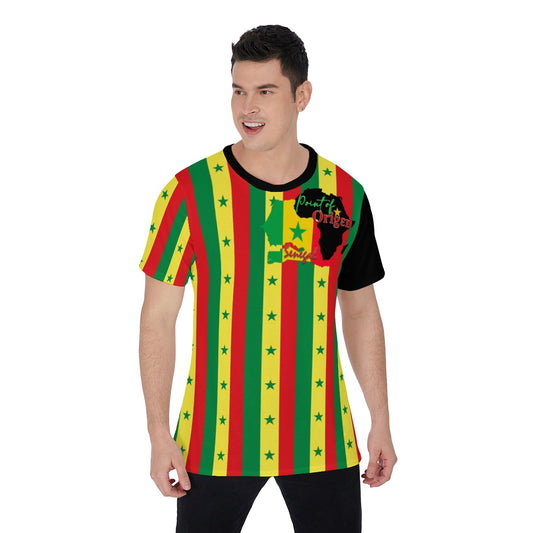 Origen Destination |On-Arrival Point of Origen Senegal Men's T-Shirt