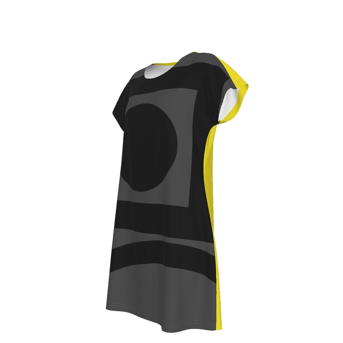 Origen Destination |On-Arrival Point of Origen Women's Signature Grey Short Sleeve Dress