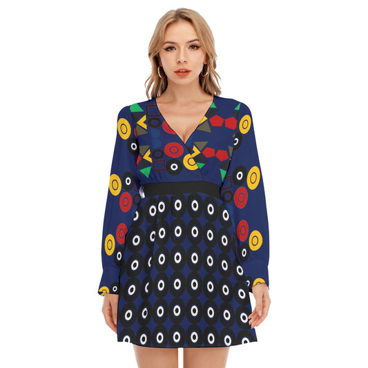 Origen Destination Women's Deep Cross Long Sleeve Dress