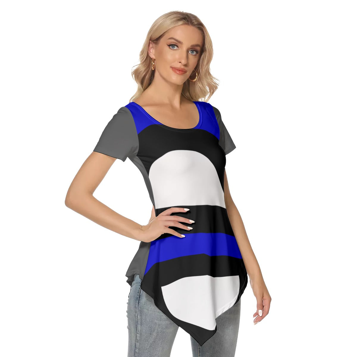 Origen Destination |On-Arrival Point of Origen Blu-light Women's Short Sleeve T-shirt