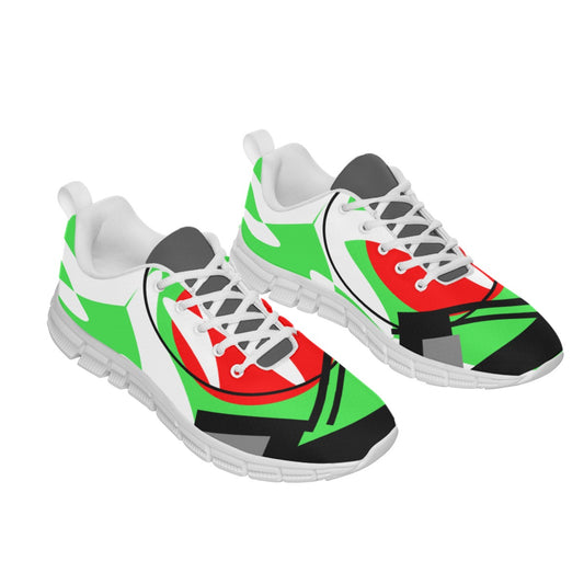Origen Destination |On-Arrival Point of Origen Symbol-inspired Women's Sports Shoes With White Sole