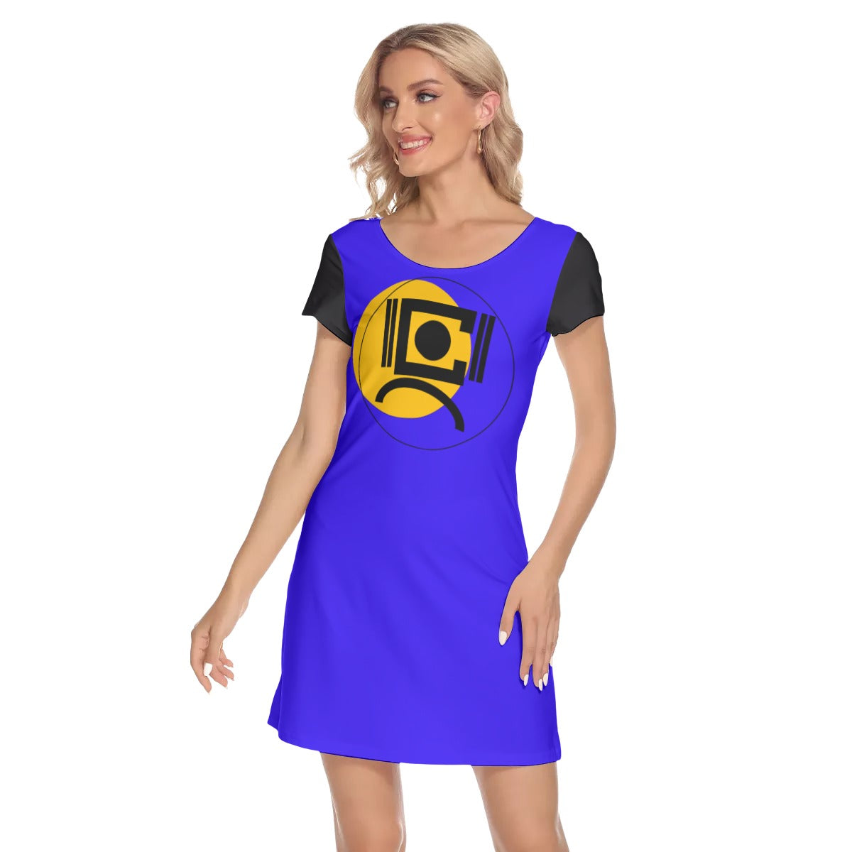 Origen Destination Signature Women's Short Sleeve O-neck Dress