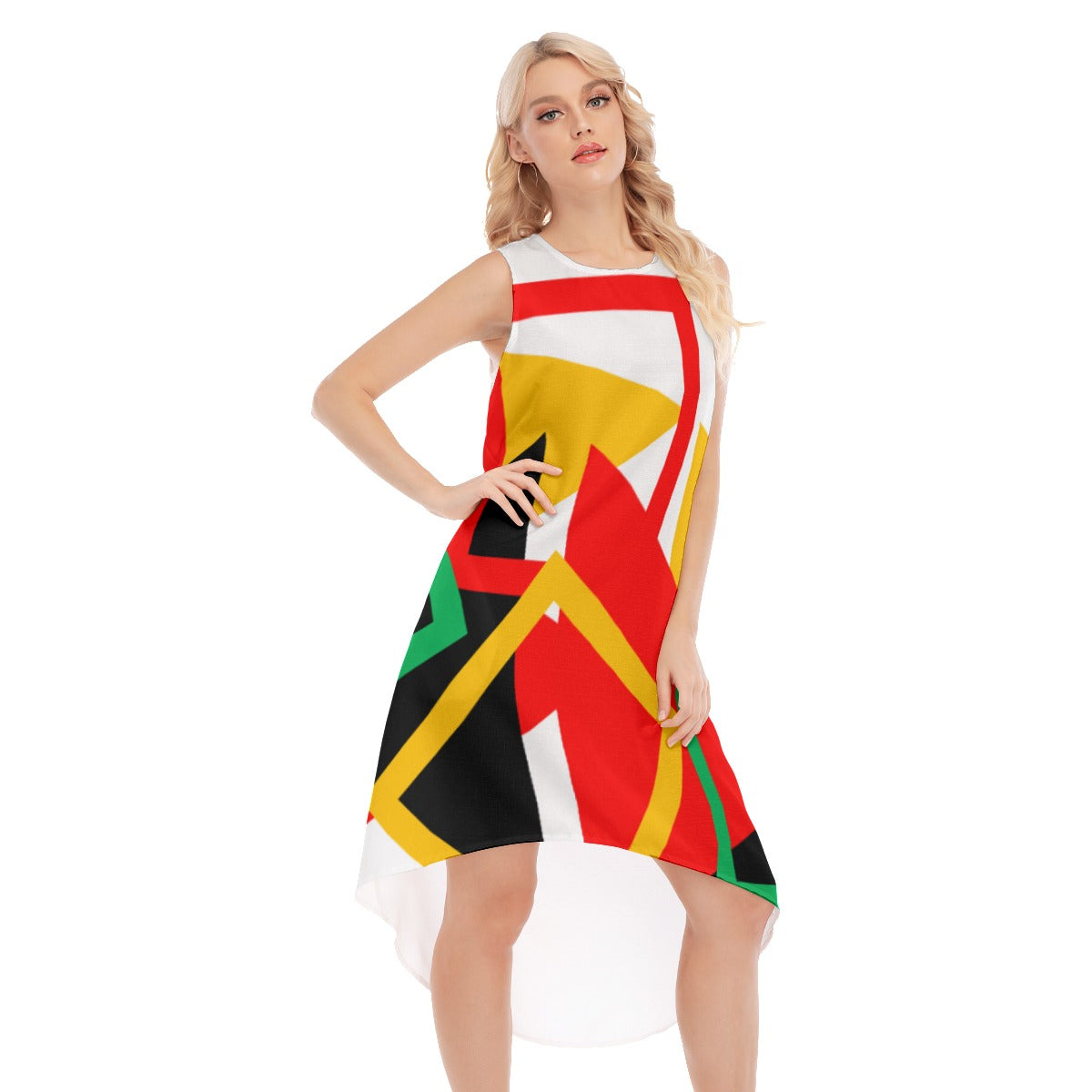 Origen Destination |On-Arrival Point of Origen Women's Sleeveless Long Dress