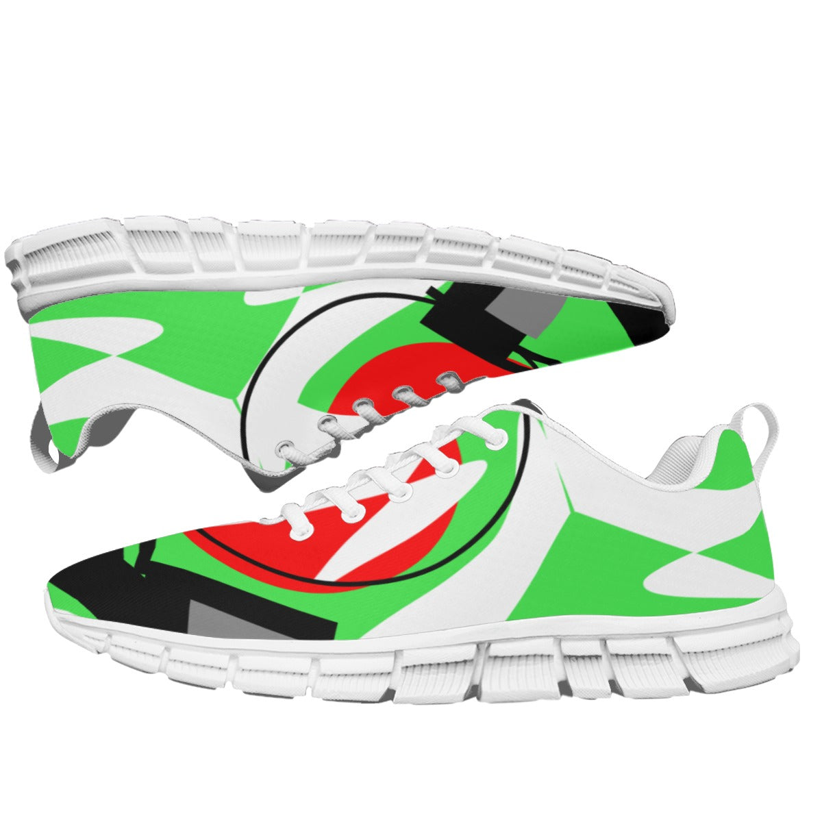Origen Destination |On-Arrival Point of Origen Symbol-inspired Women's Sports Shoes With White Sole