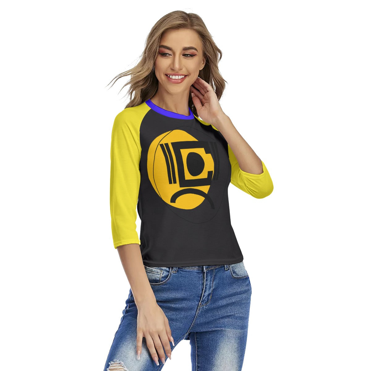 Origen Destination |On-Arrival Point of Origen Signature Women's Raglan Sleeves T-shirt