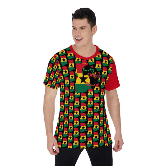 Origen Destination |On-Arrival Point of Origen Ghana Men's T-Shirt