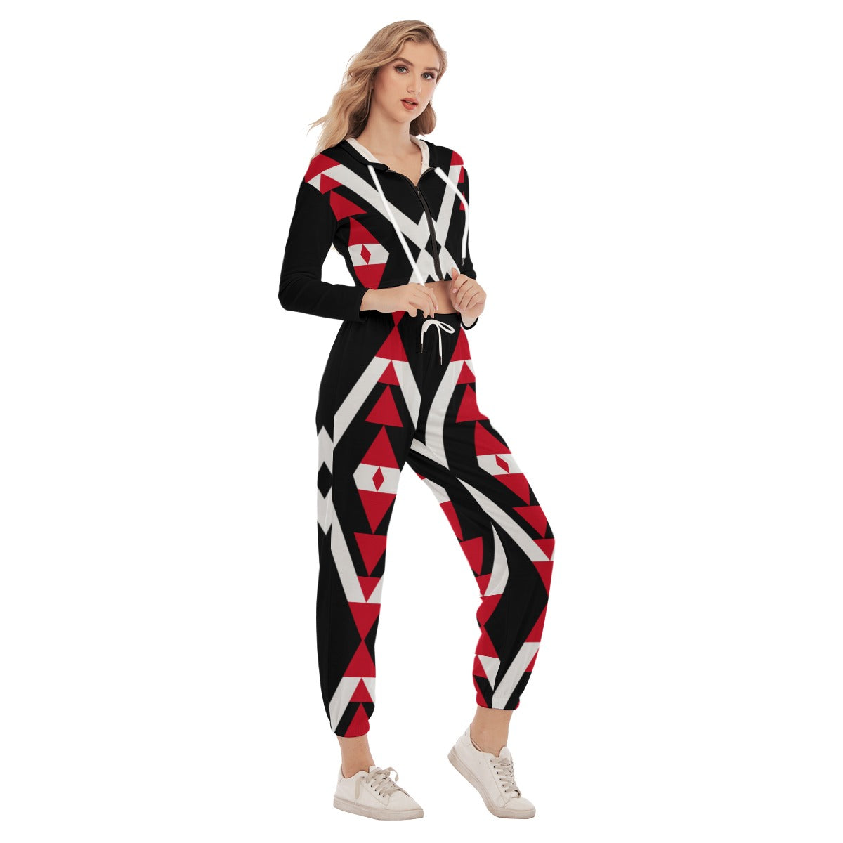 Origen Destination Dia-Symbol Women's Crop Hoodie Jumpsuit