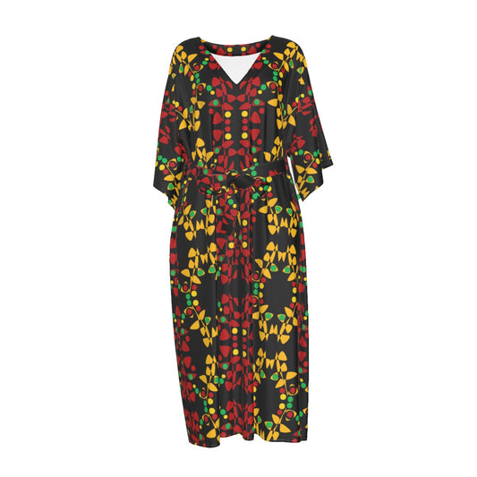 Origen Destination Women's Mid-sleeve Long Dress